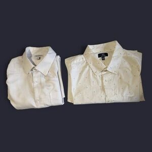 LIKE NEW George White Dress Shirts Set– L